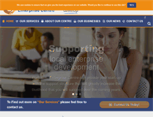 Tablet Screenshot of enterprisecentre.ie